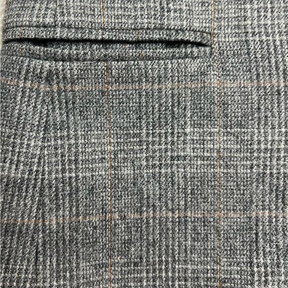 Vintage ILGWU 60's Grey Plaid Wool Blazer - Picture 13 of 15